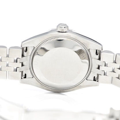 Rolex Stainless Steel 18K White Gold 31mm Oyster Perpetual Datejust Watch Pink Roman 178274 5 of 8