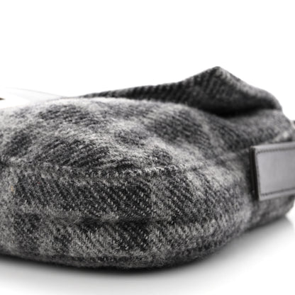 Fendi Wool Zucca Baguette Grey 10 of 10