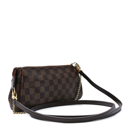 Louis Vuitton Damier Ebene Eva Clutch 2 of 9