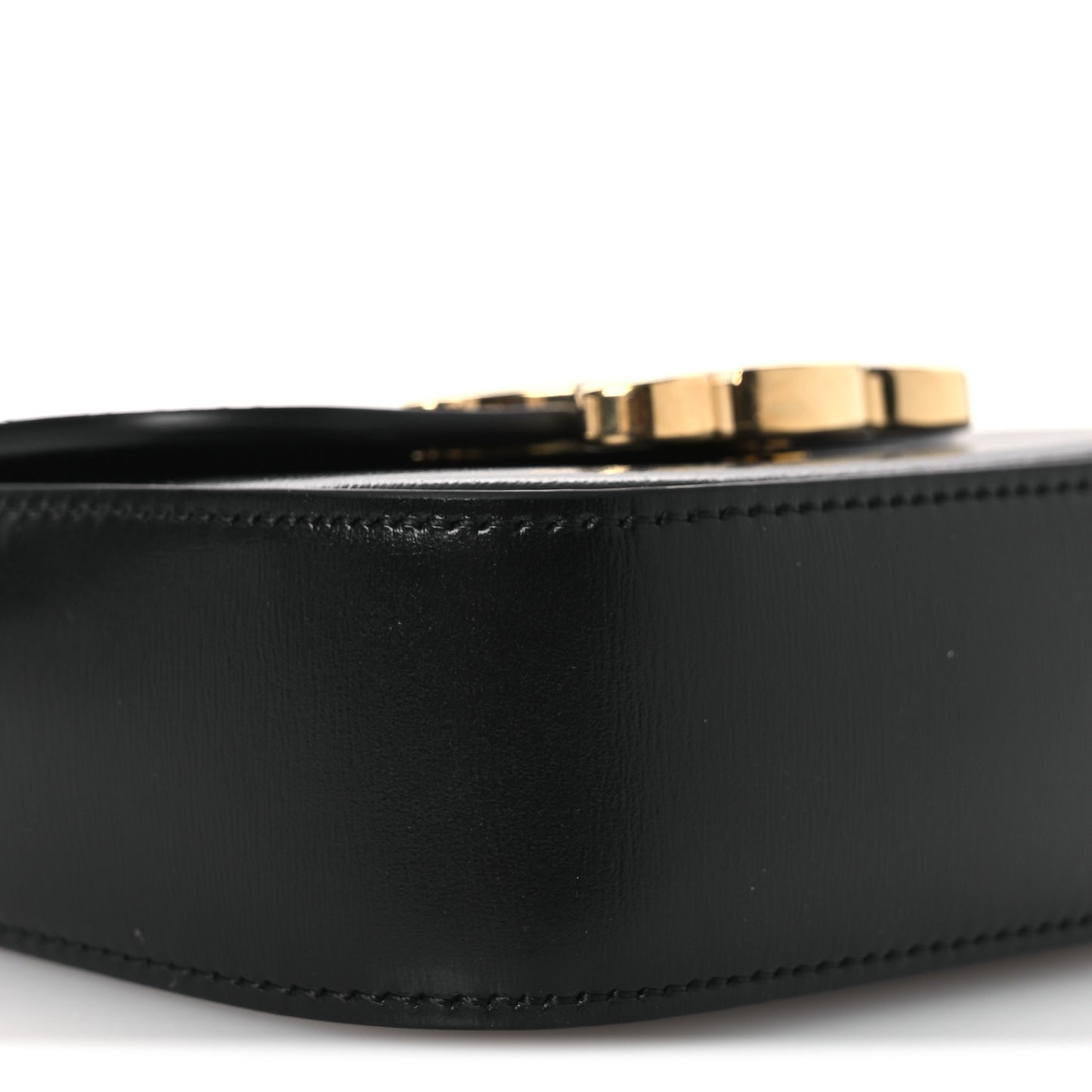 Shiny Calfskin Mini Claude Black