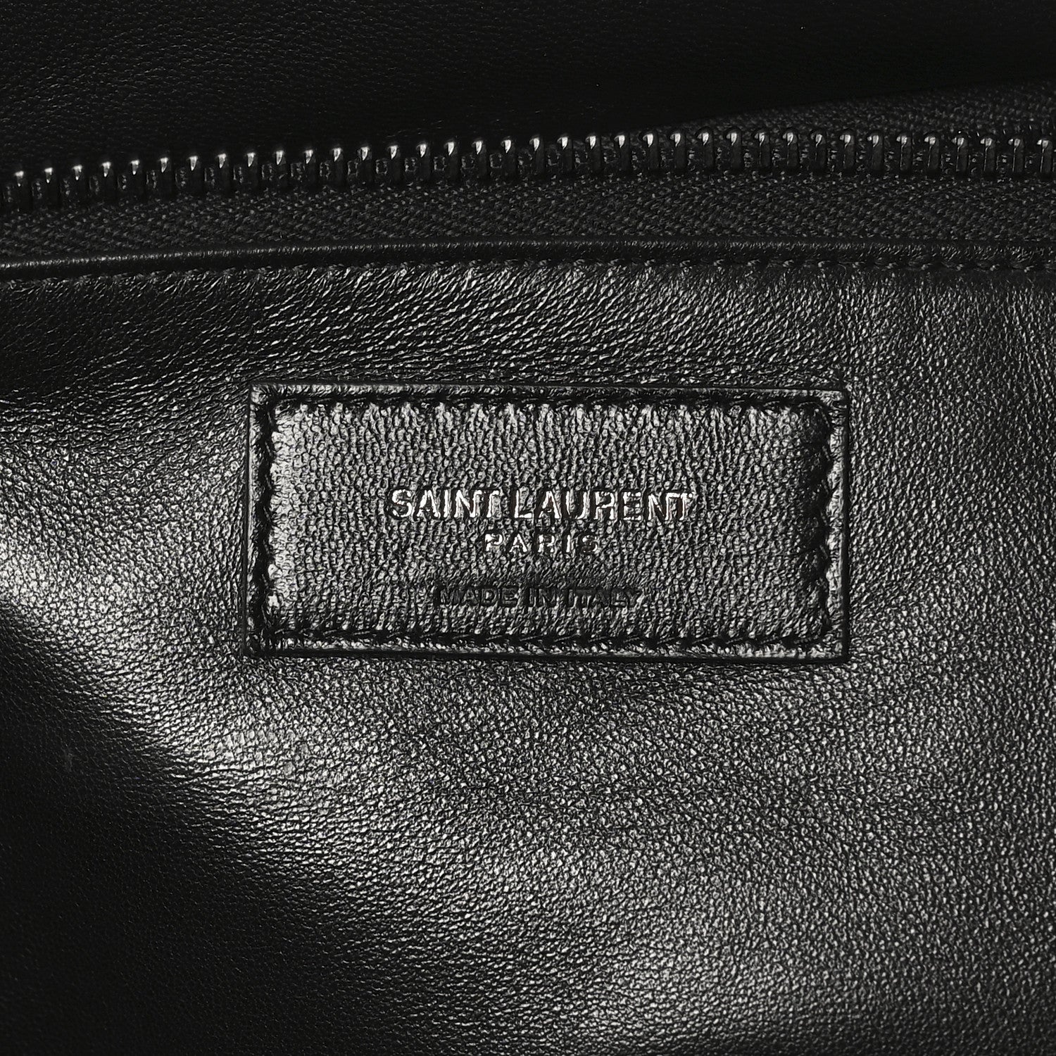 Saint Laurent Lambskin Wide Puffer Tote Black 6 of 10