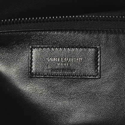 Saint Laurent Lambskin Wide Puffer Tote Black 6 of 10