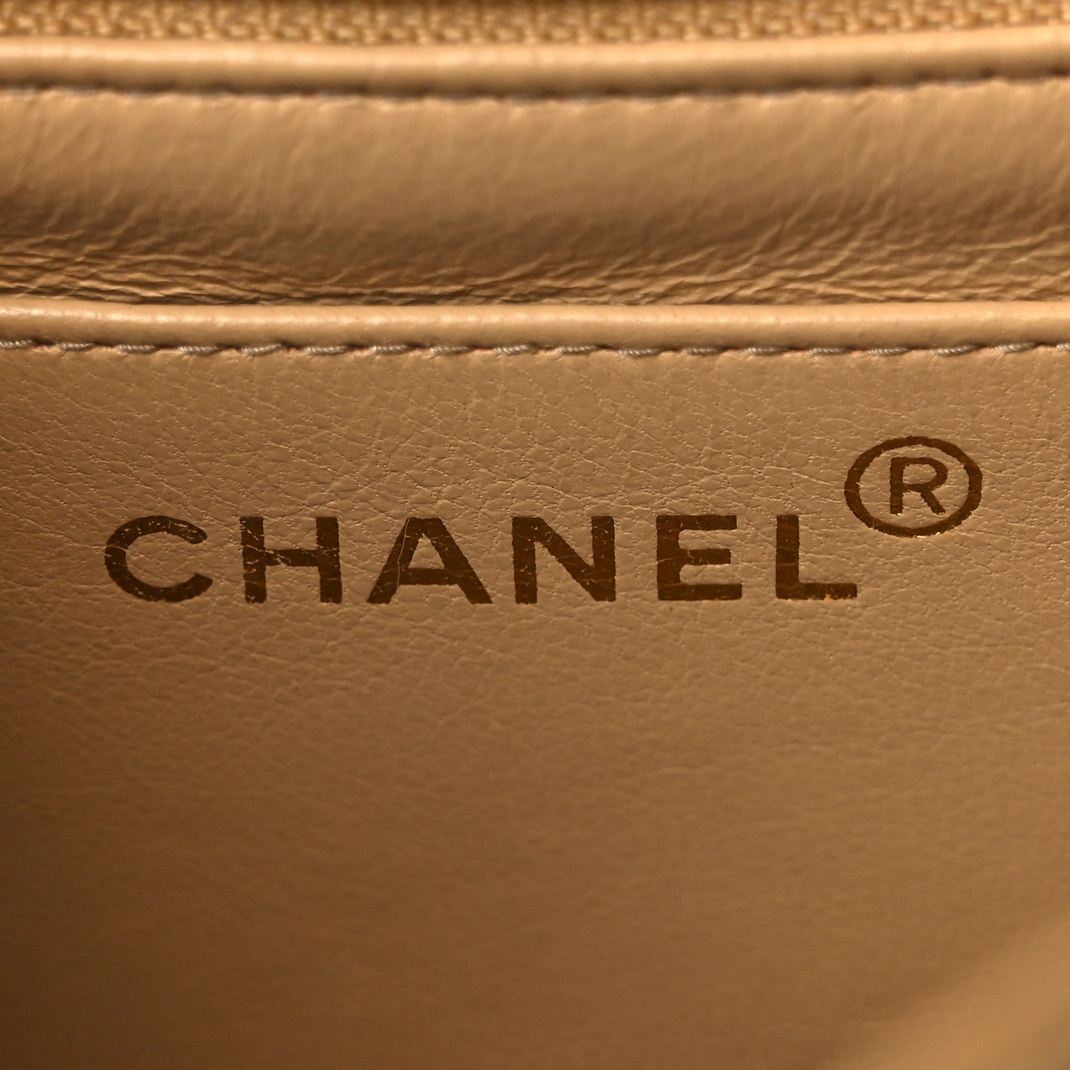 Chanel Lambskin Quilted Small Single Flap Beige 6 of 14