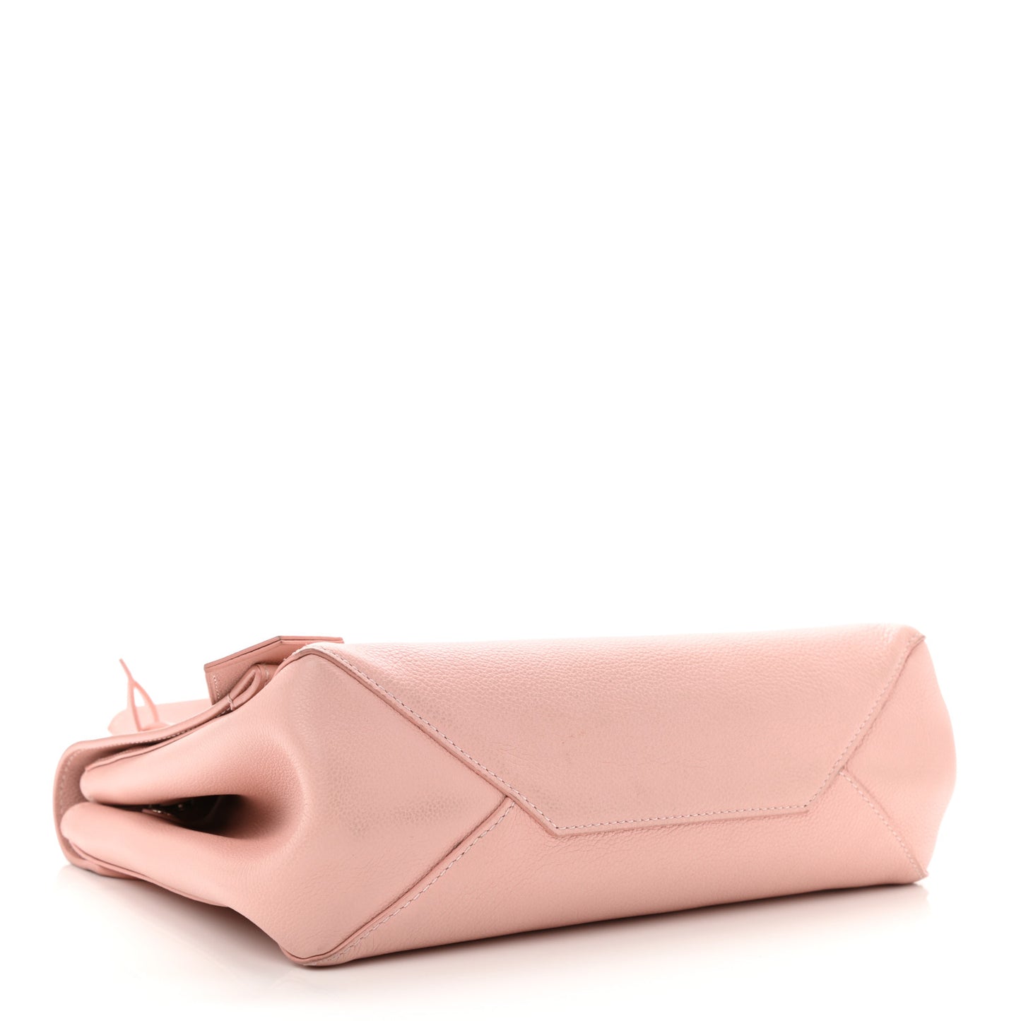 Soft Calfskin Lockme II Top Handle Rose Ballerine