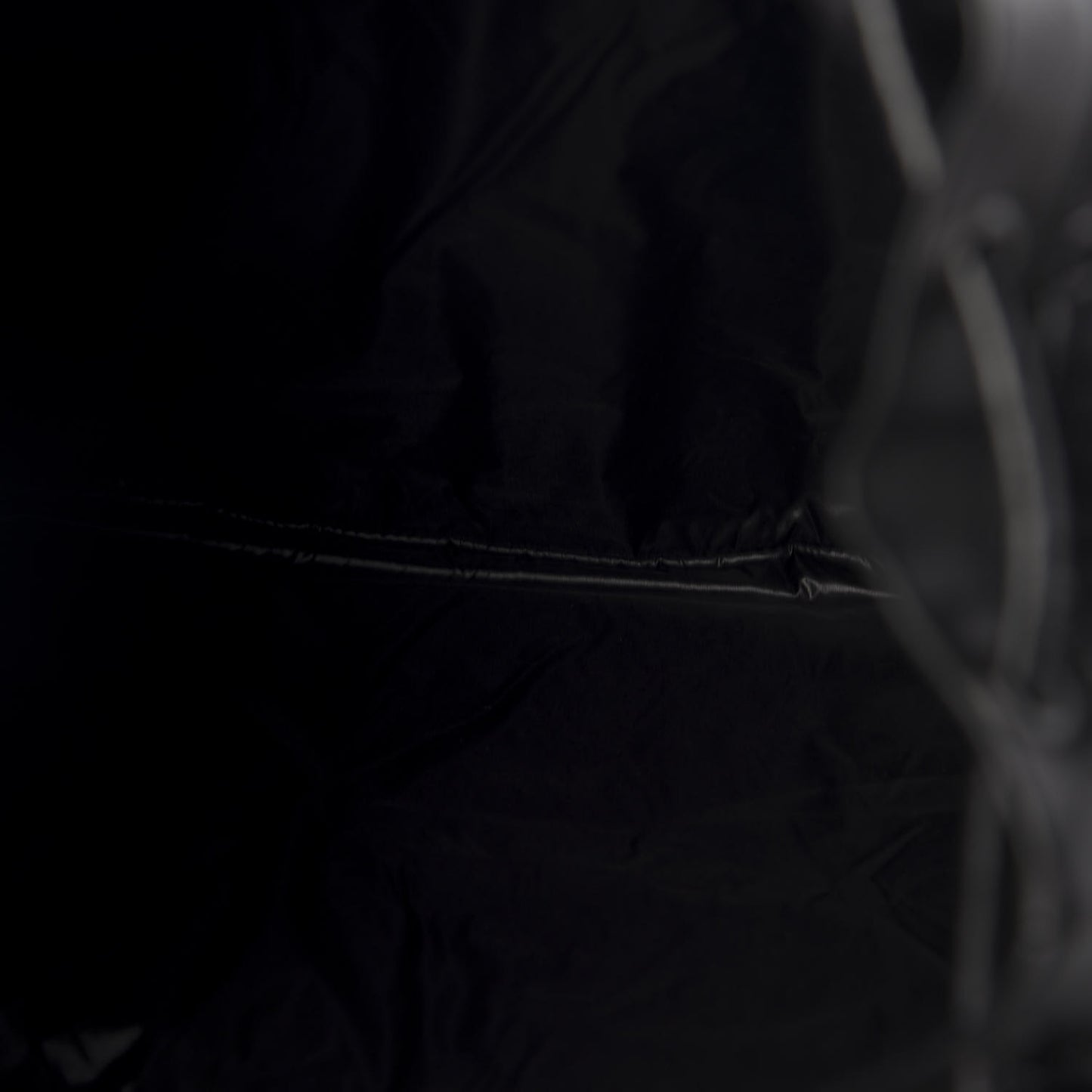 Nylon Calfskin Spinnaker Backpack Black