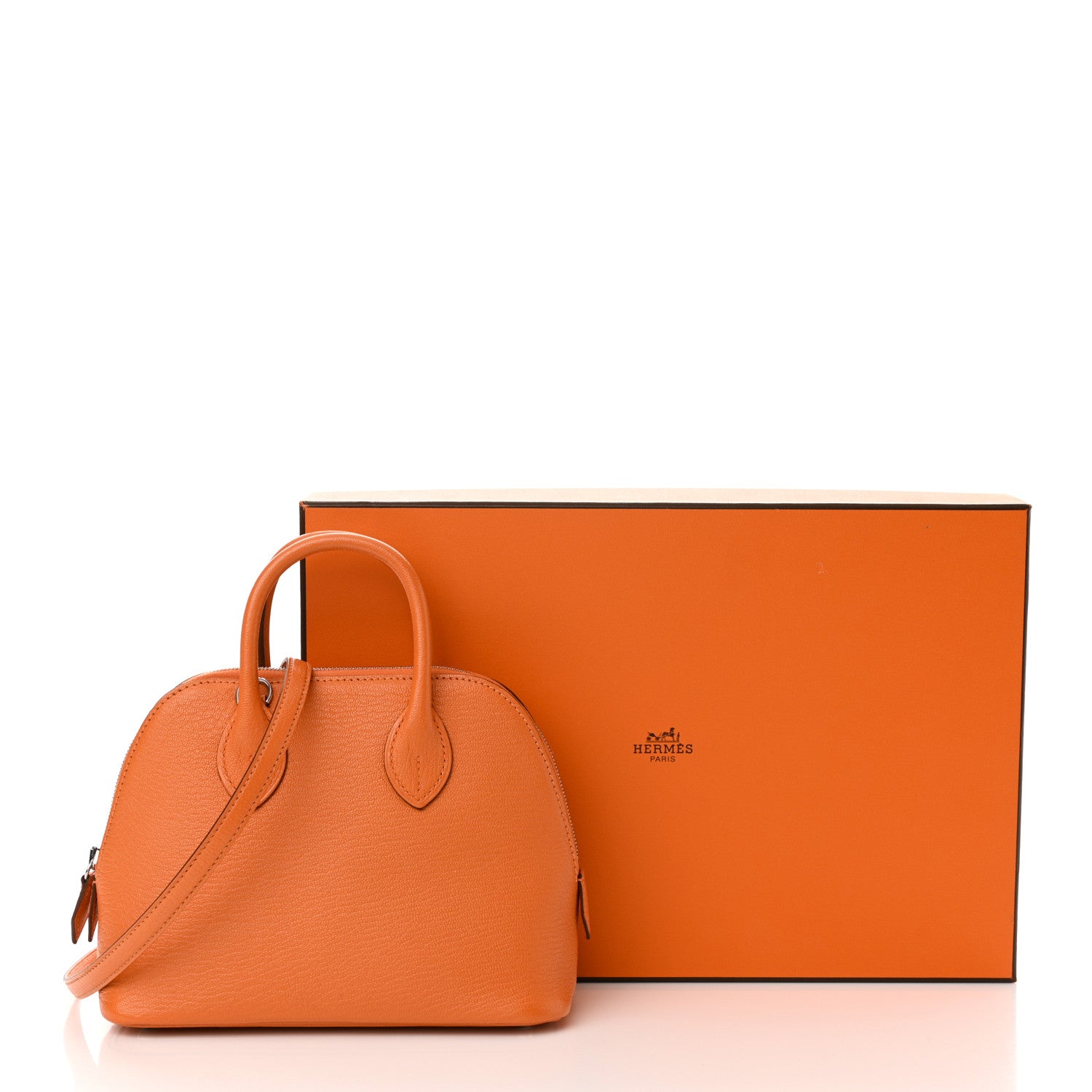 Hermes Chevre Mysore Mini 1923 Bolide Orange 11 of 11