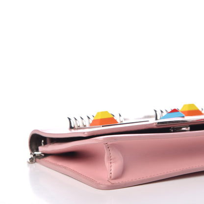Fendi Vitello Century Hypnoteyes Tube Wallet On Chain Bubblegum 9 of 11