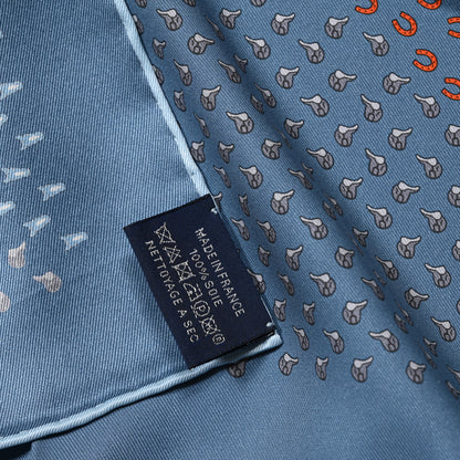 Hermes Silk Vintage Luck Pocket Handkerchief 3 of 4