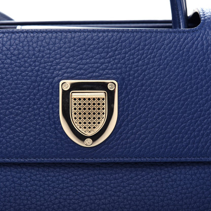 Christian Dior Bullcalf Medium Diorever Flap Navy 10 of 10