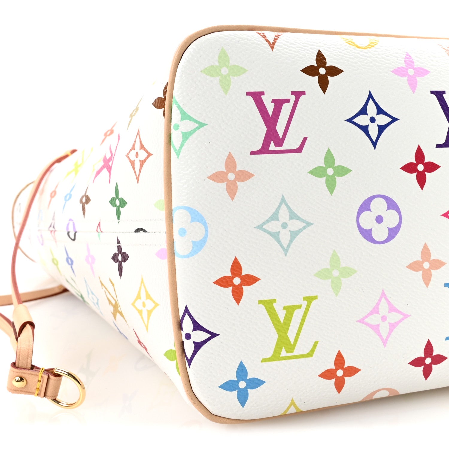 Louis Vuitton LV X TM Monogram Multicolor Neverfull MM White 8 of 9