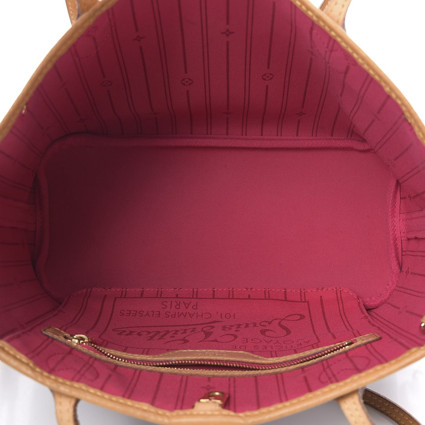 Monogram My LV Heritage Neverfull PM White Fuchsia
