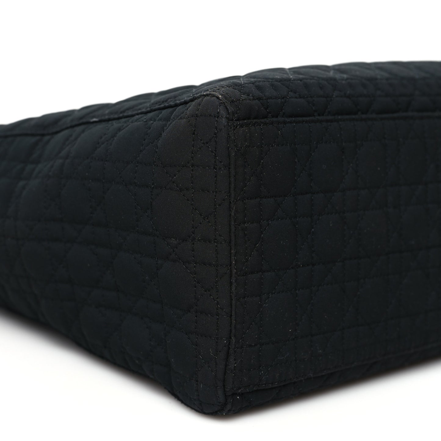 Nylon Cannage Large Lady Dior Black