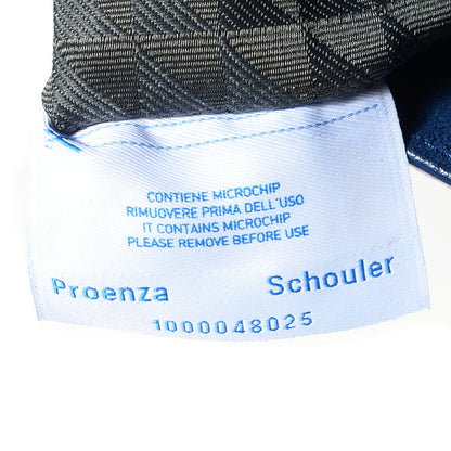 Proenza Schouler Suede Fringed PS1 Crossbody Pouch Cadet Blue 9 of 15