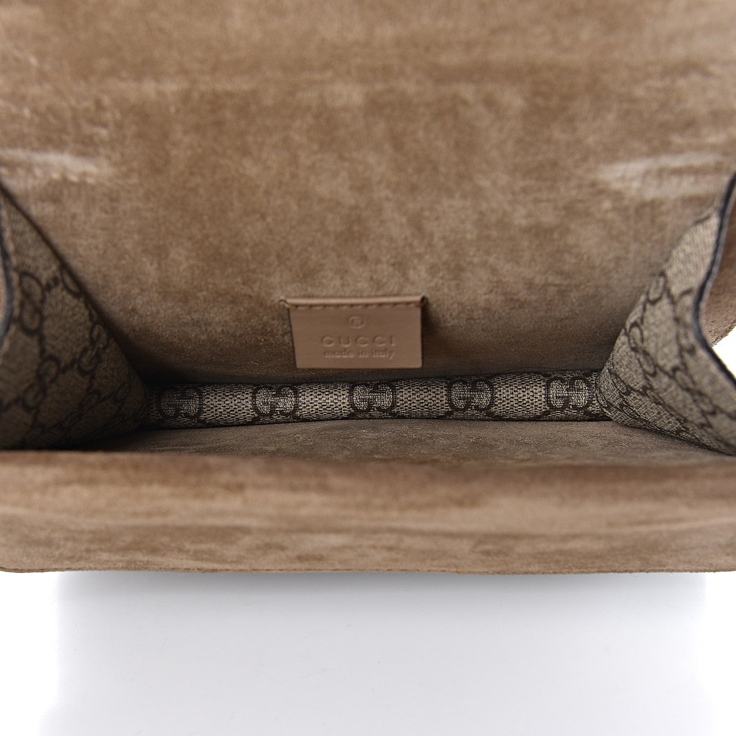 Gucci GG Supreme Monogram Mini Dionysus Shoulder Bag Taupe 6 of 10