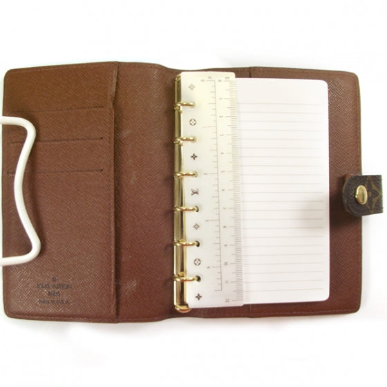 Louis Vuitton Monogram Small Ring Agenda w Inserts 5 of 7