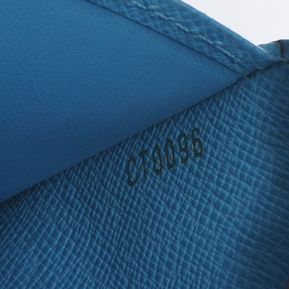 Louis Vuitton Monogram Groom Compact Zip Wallet Blue 8 of 9