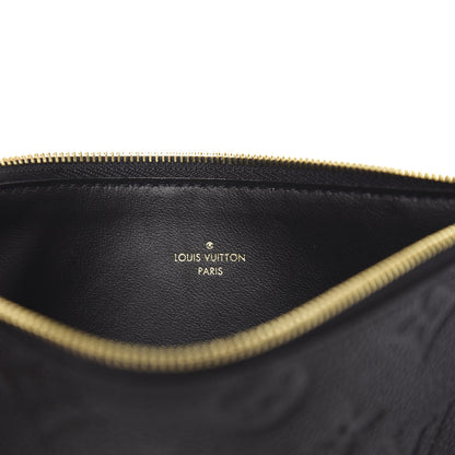 Louis Vuitton Empreinte Felicie Chain Wallet Zippered Insert Black 5 of 5