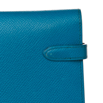 Hermes Epsom Kelly Longue Wallet Bleu Izmir 12 of 13