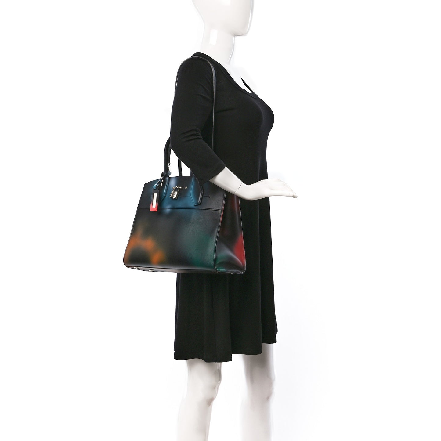 Calfskin Hologram City Steamer MM