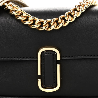 Marc Jacobs Calfskin The J Marc Shoulder Bag Black 9 of 11