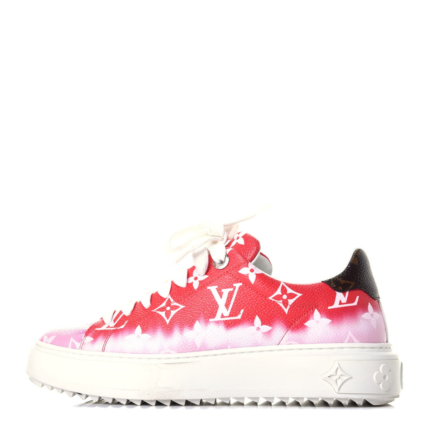 Monogram Escale Time Out Sneakers 35.5 Red