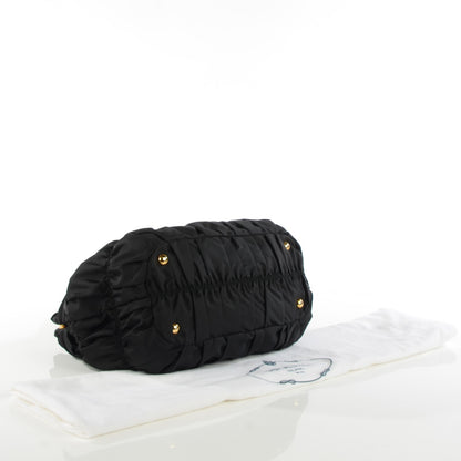 Prada Tessuto Nylon Gaufre Tote Nero Black 4 of 11
