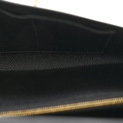 Hermes Epsom Kelly Wallet To Go Black 6 of 15