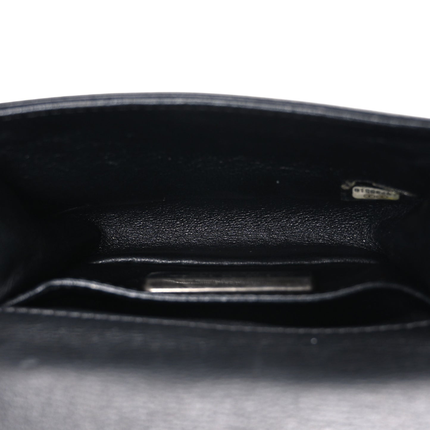 Galuchat Stingray Mini Boy Flap Black Silver