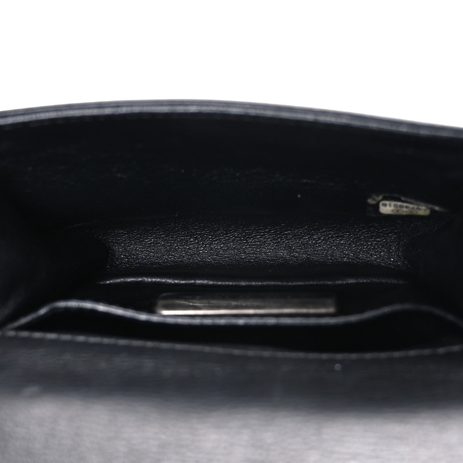 Chanel Galuchat Stingray Mini Boy Flap Black Silver 5 of 10
