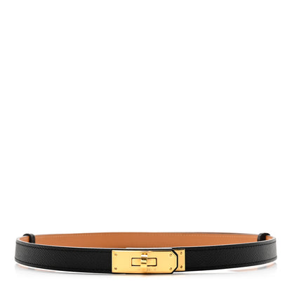 Hermes Epsom Kelly Belt Black 1 of 4