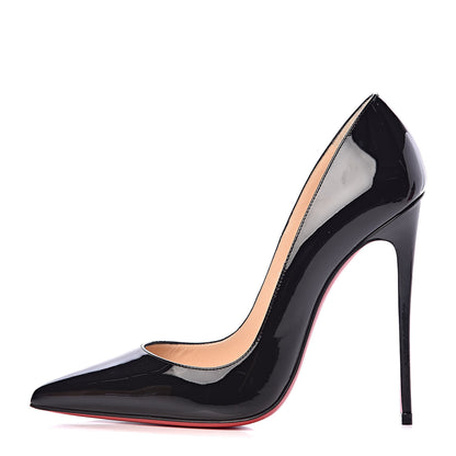 Christian Louboutin Patent So Kate 120 Pumps 39 Black 1 of 9