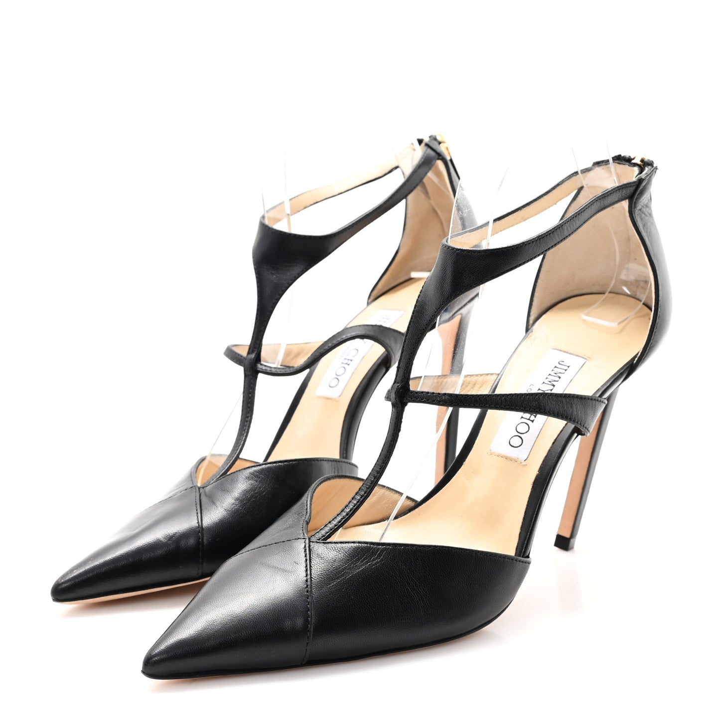 Calfskin Saoni 100 Pumps 39.5 Black