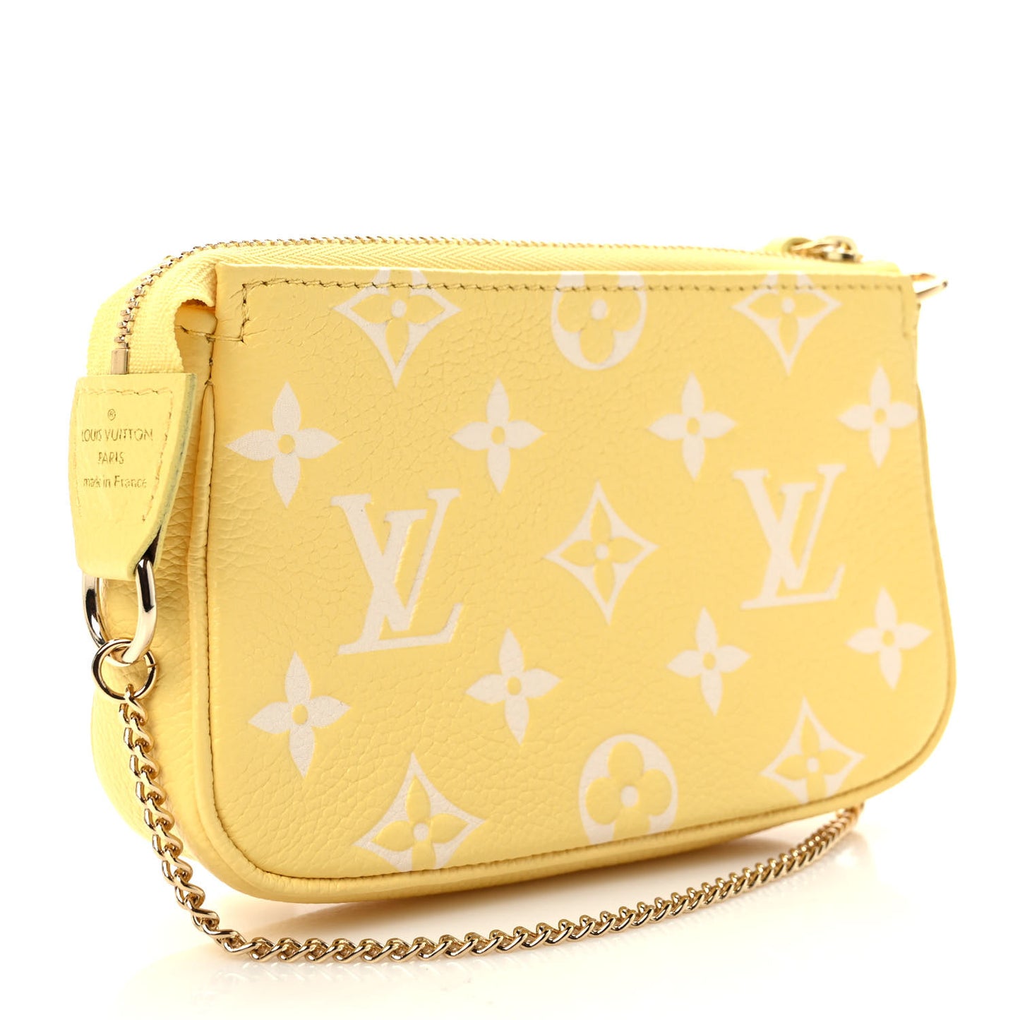 Empreinte Monogram Mini Pochette Accessories Lemon Curd Yellow