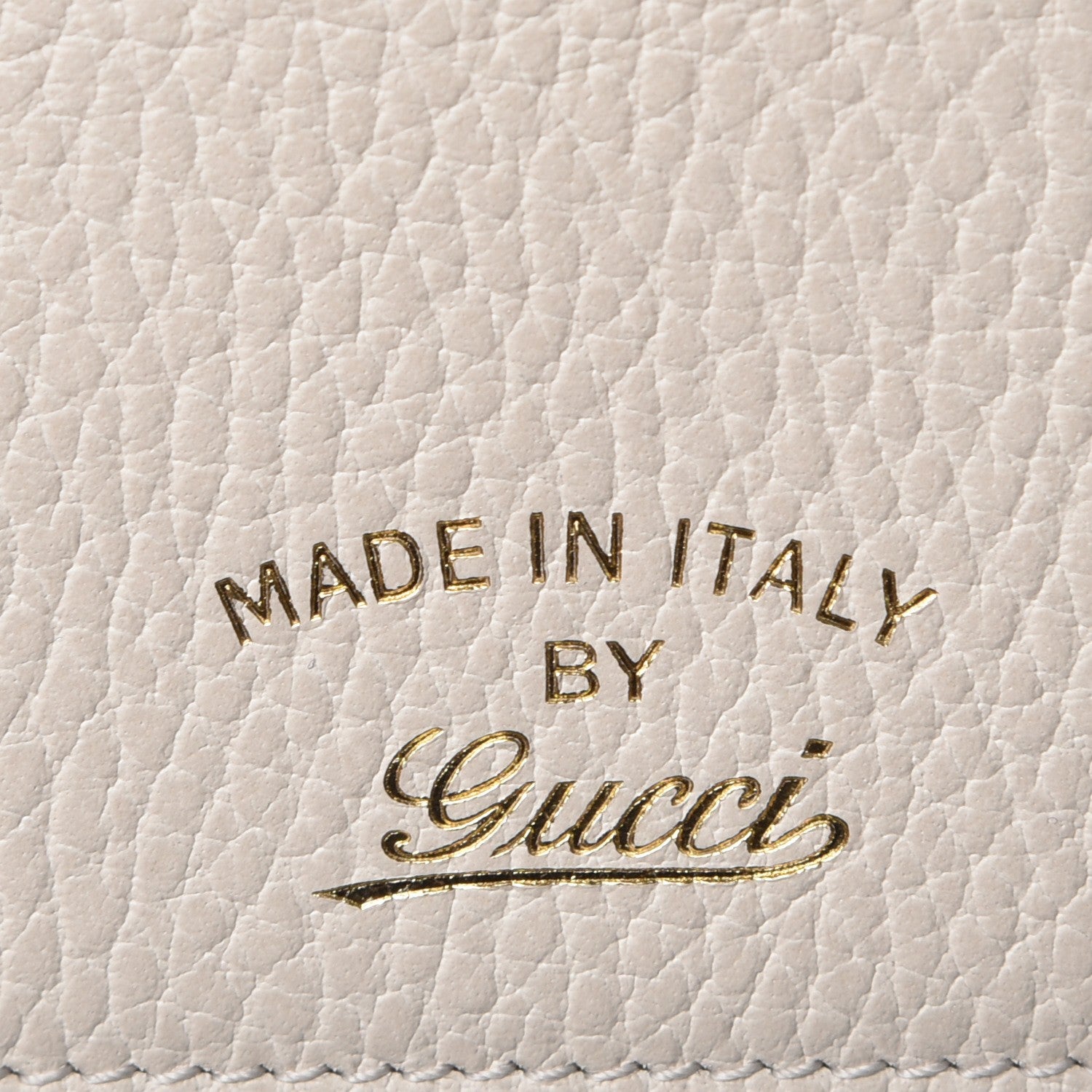 Gucci Dollar Calfskin Mini Swing Wallet Bag Mystic White 9 of 9