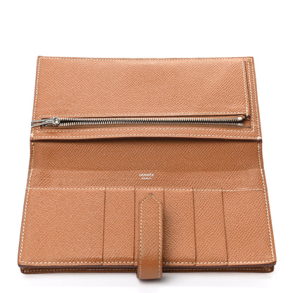 Hermes Epsom Bearn Gusset Wallet Gold 9 of 40