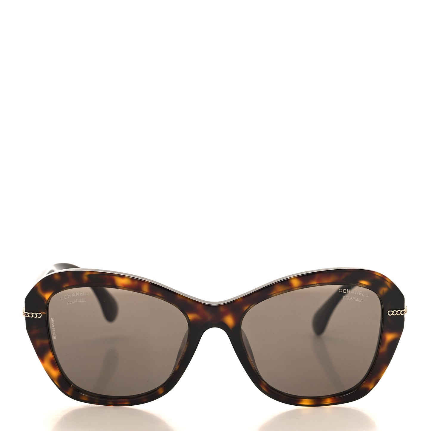 Acetate Polarized CC Butterfly Sunglasses 5510-A Dark Tortoise