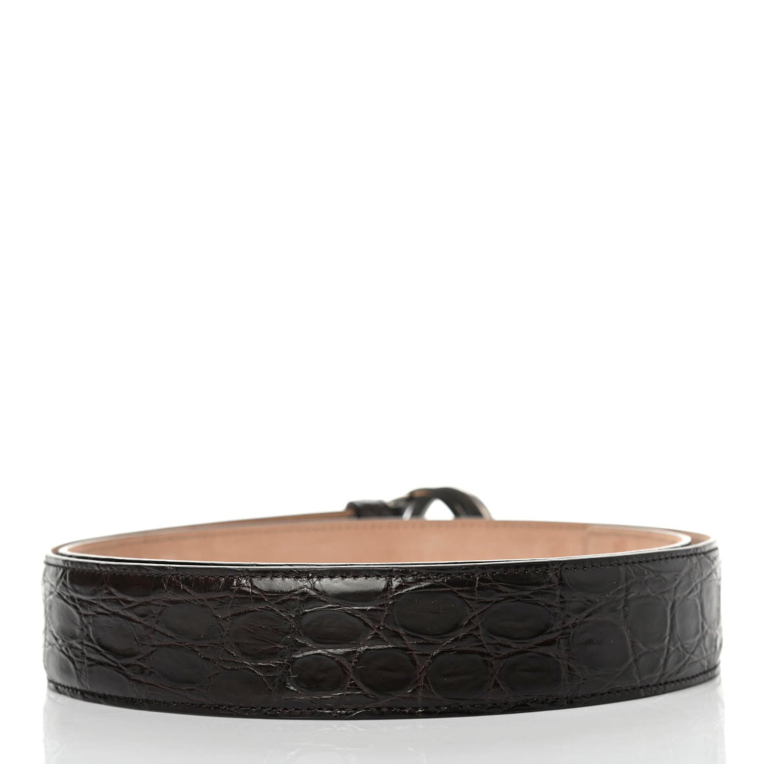 Gucci Crocodile Interlocking G Belt 100 40 Black 2 of 4