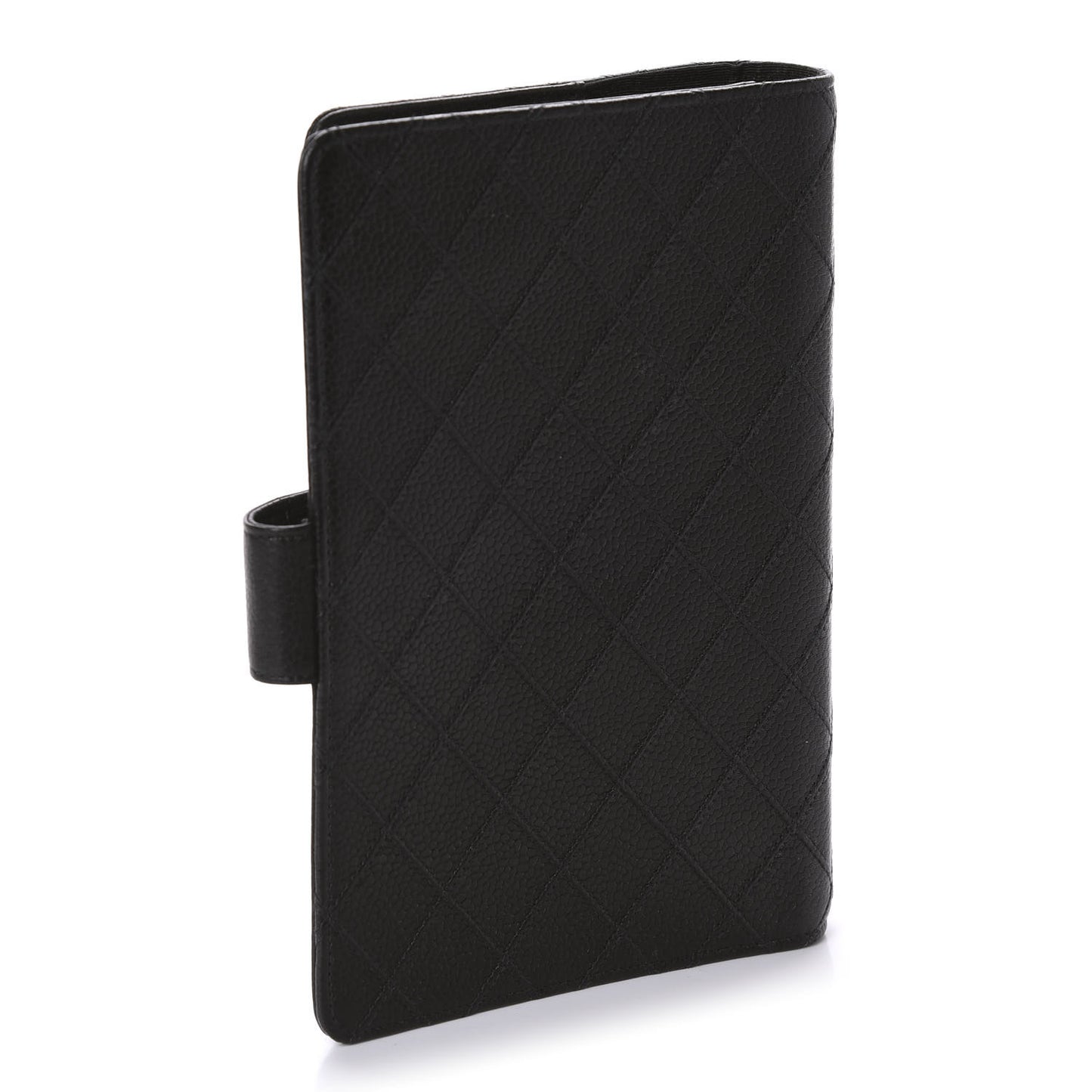 Caviar Stitched Agenda Cover Black