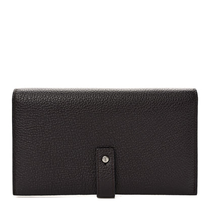 Saint Laurent Grained Calfskin Souple Thin Wallet Amaranto 1 of 7