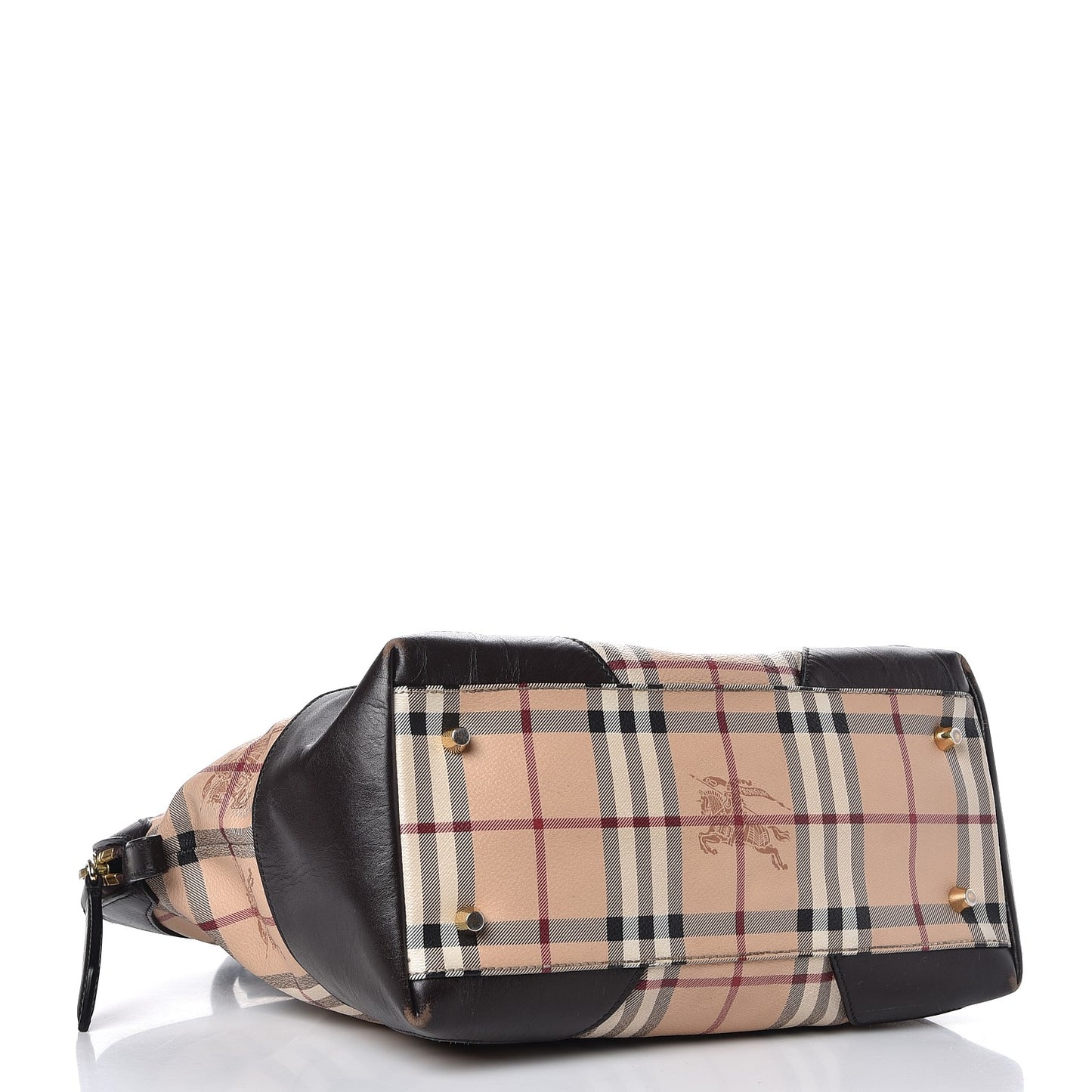 Haymarket Check Medium Primrose Tote Chocolate