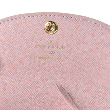 Louis Vuitton Damier Azur Rosalie Coin Purse Rose Ballerine 6 of 8