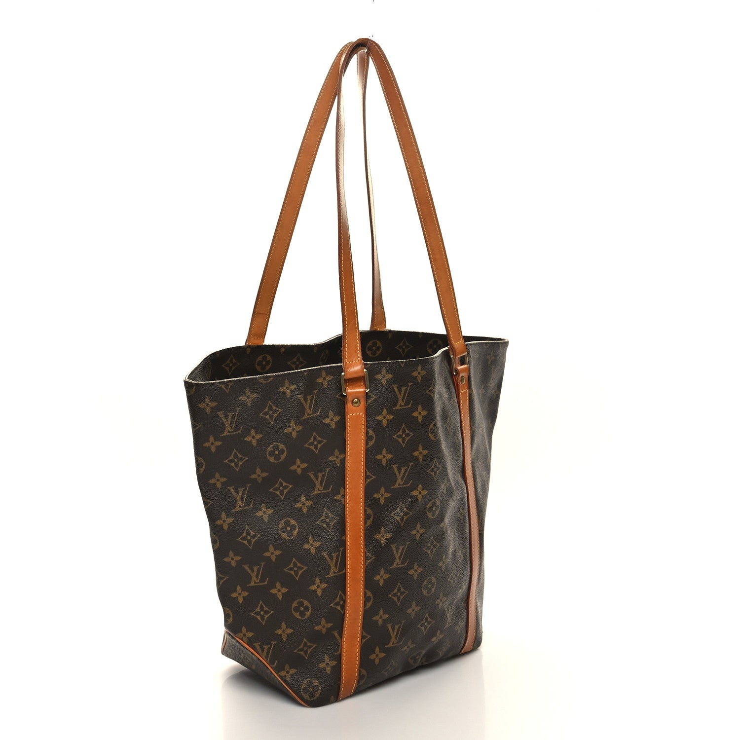 Louis Vuitton Monogram Sac Shopping Tote 3 of 12