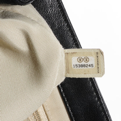 Chanel Washed Lambskin Chain Around Medium Messenger Black 8 of 9
