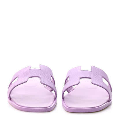 Hermes Epsom Oran Sandals 38 Violet Amethyste 2 of 8