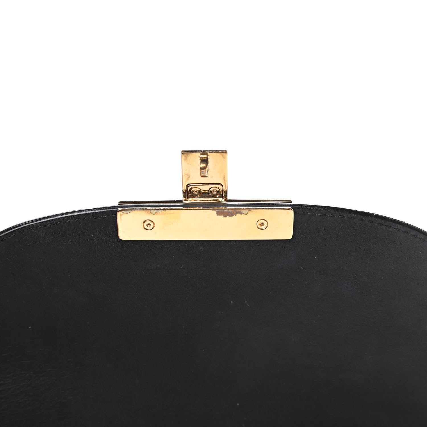 Gucci GG Supreme Monogram Web Medium Padlock Messenger Shoulder Bag Black 13 of 19