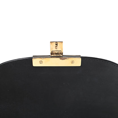 Gucci GG Supreme Monogram Web Medium Padlock Messenger Shoulder Bag Black 13 of 19