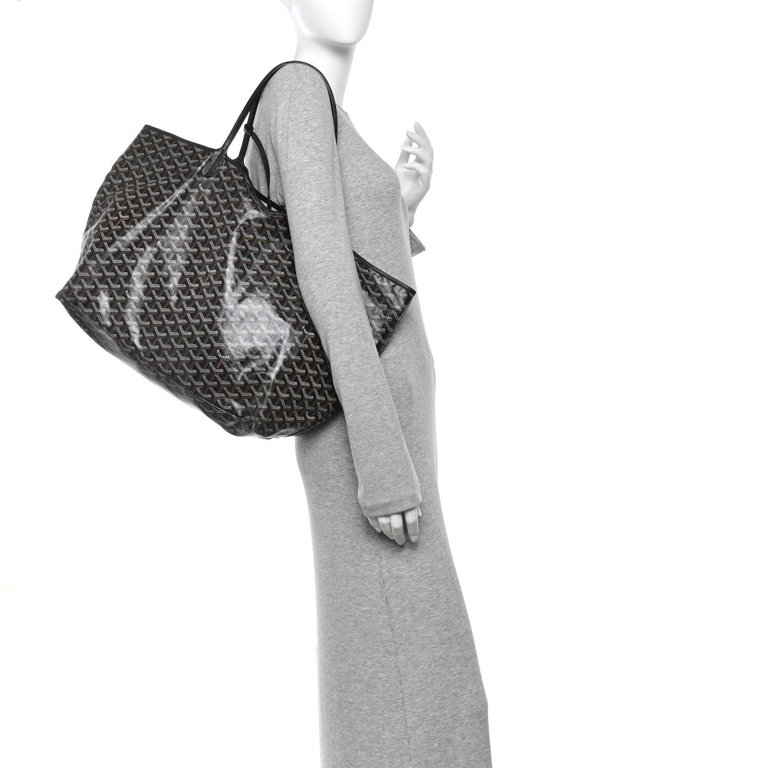 Goyard Goyardine Saint Louis GM Black 2 of 16