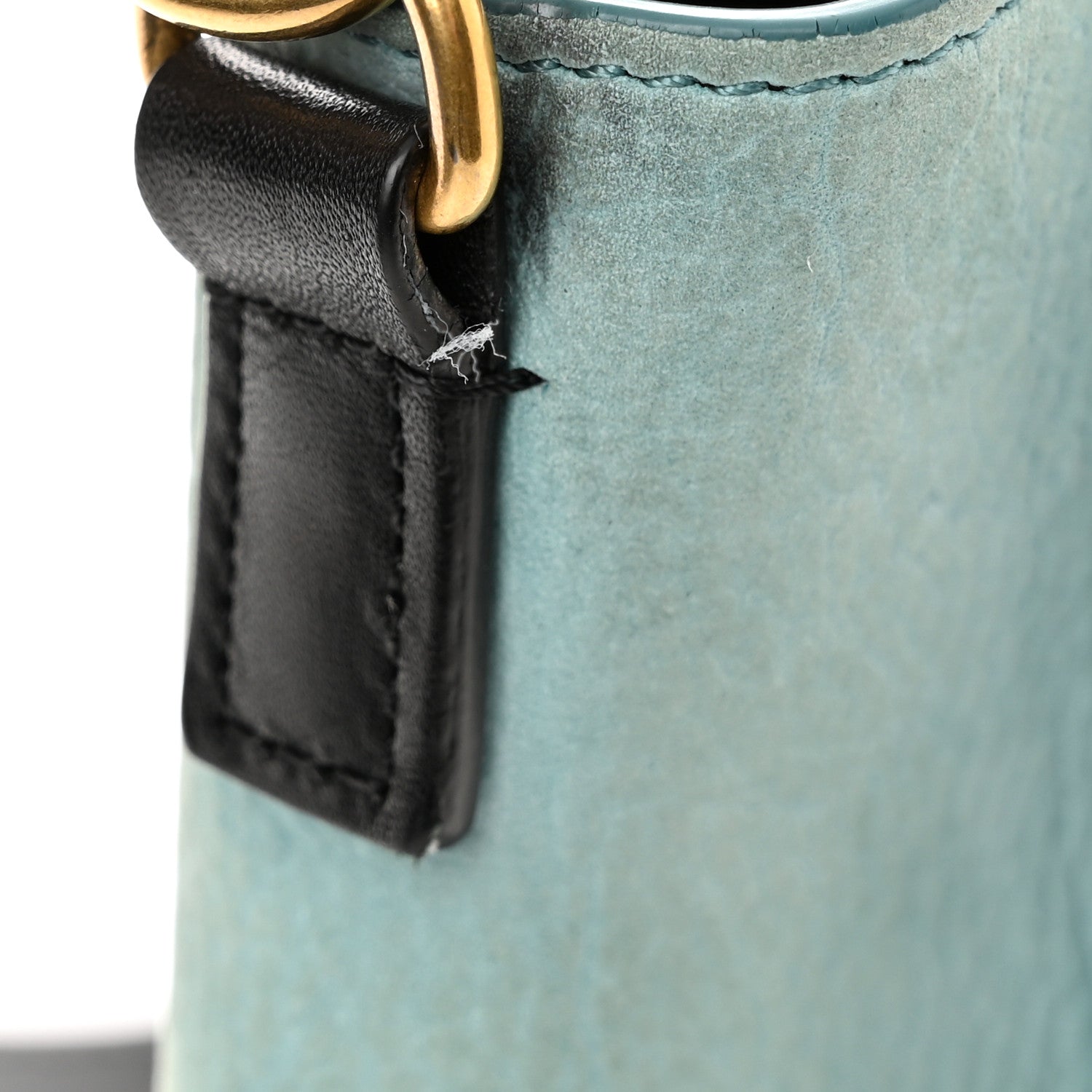 Celine Drummed Calfskin Nano Tri-Color Luggage Antarctic 14 of 15