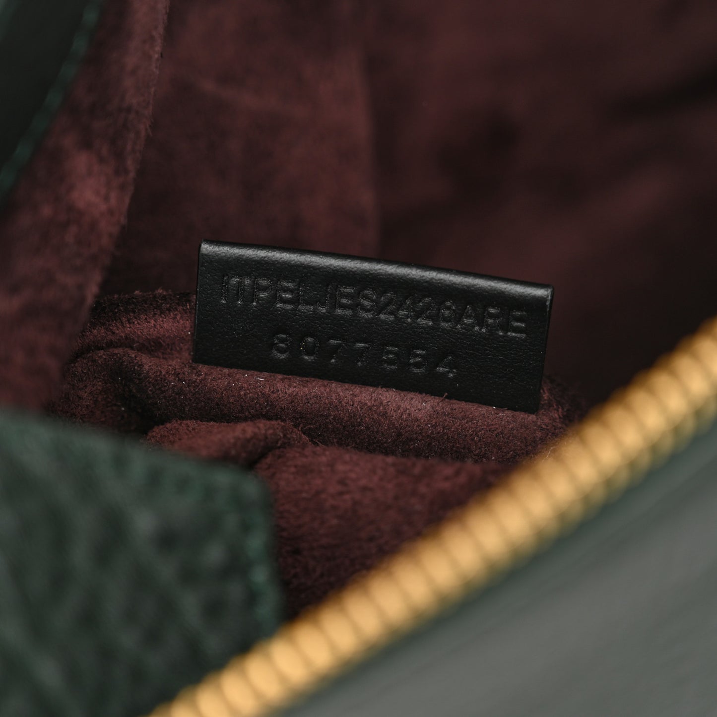 Grainy Calfskin Small Knight Bag Vine