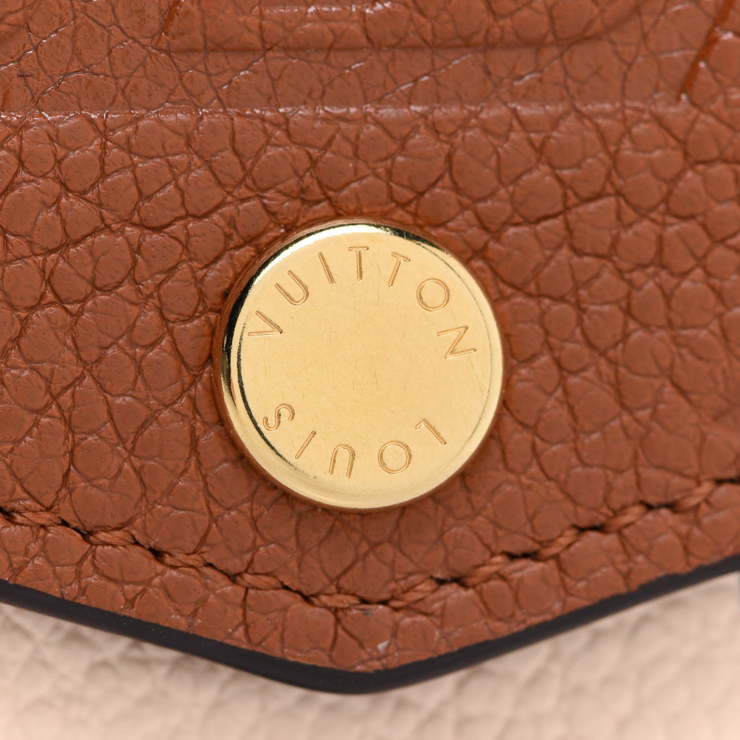 Empreinte Monogram Giant Wild At Heart Key Pouch Caramel